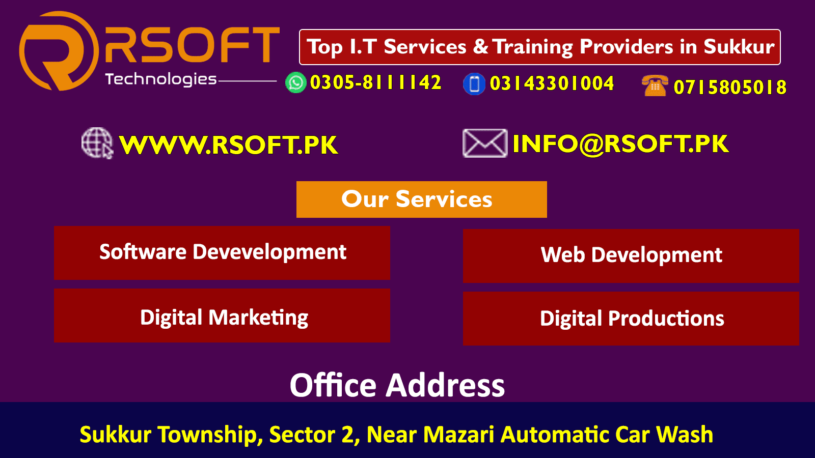 Best Software Houses in Sukkur Pakistan